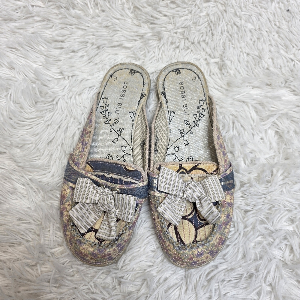 Y2k boho Bobbi blu slip on flats sz 7.5